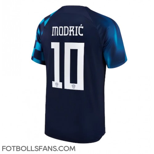 Kroatien Luka Modric #10 Replika Bortatröja VM 2022 Kortärmad